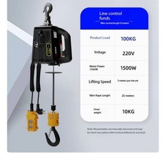 Electric Hoist 220V Portable Crane for Home Use – Compact Air Conditioner Lift
