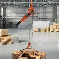 1650LBS 3/4 Ton 10ft Lever Block Chain Hoist Ratchet Type Come Along Puller