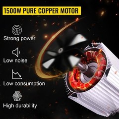 1100lb 1500W 25ft electric hoist with overload protection and remote control