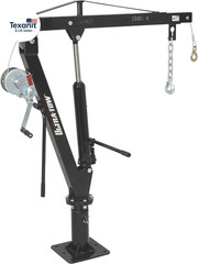 Hydraulic Pickup Truck Crane with Hand Winch – 2000-Lb. Capacity