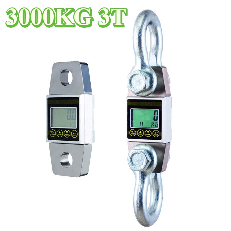 Crane Scale High Precision Weighing Scale Digital Hanging Scale New 3000KG 3T