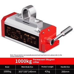 Permanent Magnetic Suction Cup Lifter Round Steel Lifting Manual Spreader