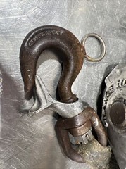 Chance Hoist 1 Ton Ratcheting Strap Hoist. Missing Hot Stick Handle