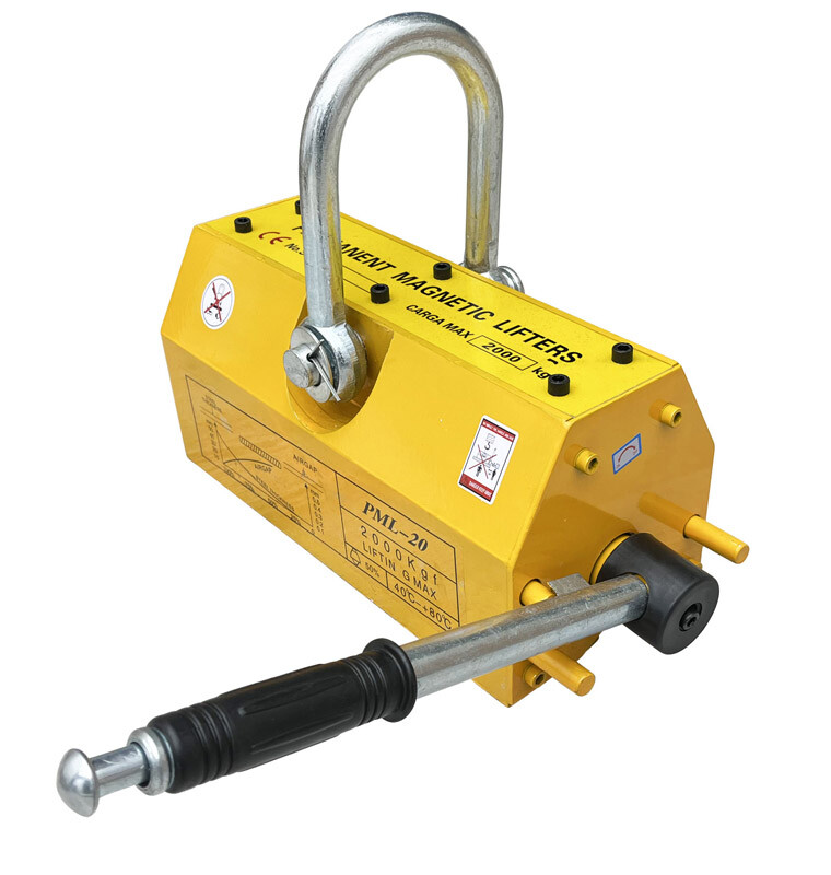 2000KG Steel Magnetic Lifter Heavy Duty Magnets Crane Hoist Lifting Magnet Tool