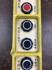 Harrington Hoist Pendant Control 8 Button TROLLEY BEAM CONTROL S1