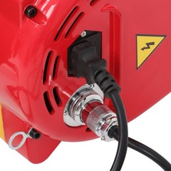 1100lbs 500kg 2in1 Portable Electric Hoist Winch Wire & Wireless Remote Control