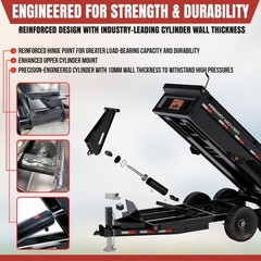 6 Ton Hydraulic Scissor Hoist Kit – Fits 10-14′ Dump Body PF-416
