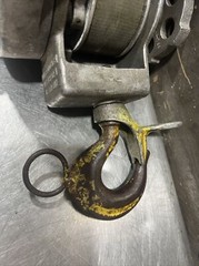 Chance Hoist 1 Ton Hot Stick Ratcheting Strap Hoist. Item ID #27. Used Surplus