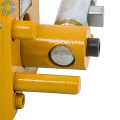 Permanent Magnetic Lifter 440lbs Lifting Capacity 2.5 Safety Factor Yellow
