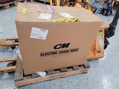 CM 1-TON LOADSTAR ELECTRIC CHAIN HOIST, 20′ LIFT, 4225NH, 460/230 V, 16′ FPM