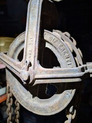 Vintage Blue Boy 1.5 Ton Direct Differential Chain Hoist Chisholm Moore Local Pk