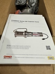 AB Chance C308-1170, 1000lb Capstan Hoist with Foot Pedal