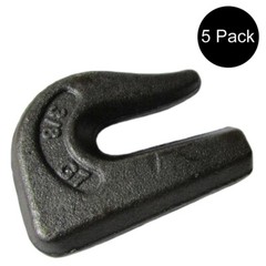 5 Pack Weld On 3/8″ Grab Chain Hooks G70 Tiedown Bucket Back Hoe Trailer