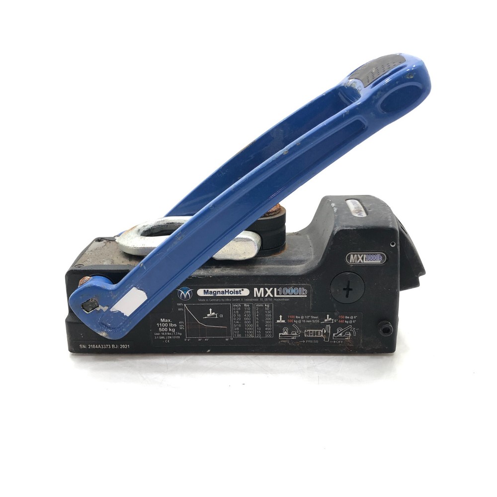Maglogix MagnaHoist MXL-1000 1,000Lb Capacity Lifting Magnet with Swivel Hook