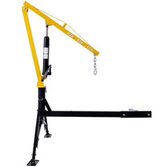 1000LBS Hitch Mount Hydraulic Truck Crane Swivel Hoist