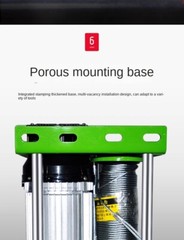 Electric Winch 30M Steel Wire Rope Windlass Elevator Household Building Crane