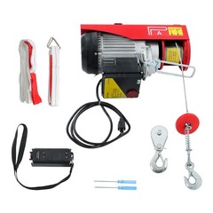 110V 880lbs Automatic Lift Electric Hoist with 328ft Wireless Remote Control