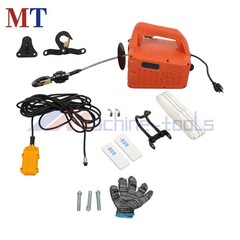 3-in-1 Electric Hoist Winch 1100 lbs Capacity 1500W Portable Power Winch