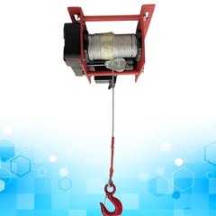 Electric Hoist 880/1760lb Crane Winch Wired Remote Control 220V 1500W