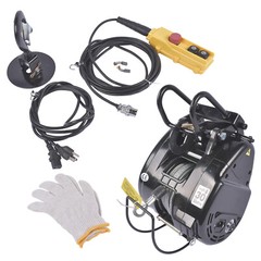 110V Electric Chain Hoist Winch Portable Crane Lift 95ft 500-1100 lbs Lifting
