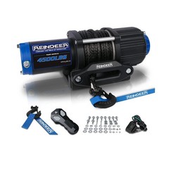 REINDEER 4500lb 12V Winch Kit Synthetic Rope Wireless IP67 for ATV/UTV