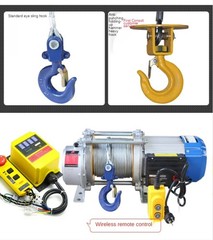 220v Household Small Hoist Winch Electric Hoist Crane Quick Small Lift