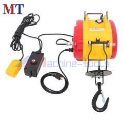 2-in-1 Electric Hoist Winch 1100 lbs Capacity 1800W Portable Power Winch