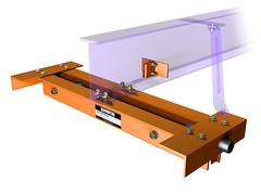 Harrington HPC510 Convertible Overhead Crane End Trucks 1 Ton capacity 1 Set