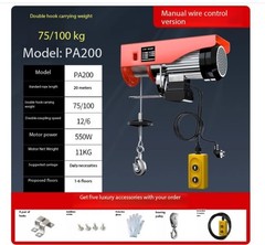 220v Electric Hoist, Household Crane, Winch, Lifting Crane, Small Lift