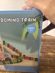 180 PCS Domino Train Toys Set, Automatic Dominos Building and Stacking Creative
