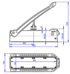 Maglogix 2,200 Pounds Lifting Magnet w/Swivel Hook
