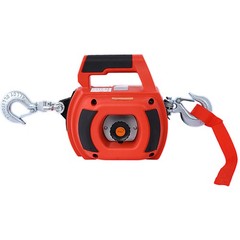 750 LBS Portable Drill Winch Hoist with 40 Feet Steel Wire for Lifting Dragging