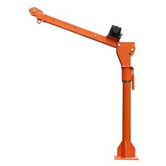 1100lb Q235 Steel Truck-Mounted Crane Hoist 12V Electric Pickup Truck Jib Cranes