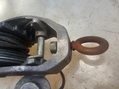 Lincoln LUG-ALL 3000 lbs Ratcheting Cable Hoist USA – Works Great – No Handle