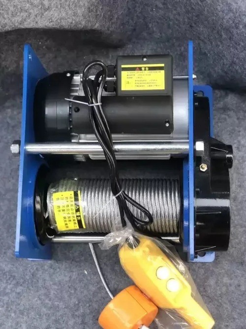 LargeHousehold Hoist Micro-electric Hoist Small Traction Remote Control Crane