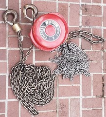 CMCO 2 Ton Chain Hoist. Chester. Bronze Class 1 Div 1 Spark Resistant 30′ Lift