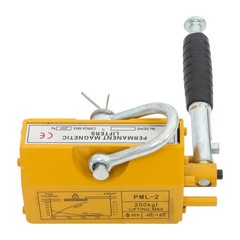 Yellow Magnetic Lifter 200kg/440lbs Metal Lifting Magnet Permanent Lift Magnets