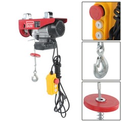 PA200 Electric Hoist 440lbs w/ 14ft Remote, 110V 510W Motor, Dual Hook System