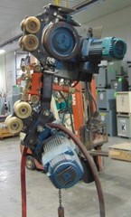 USED Mannesmann Dematic AG 440 lb Rail Mount Electric Chain Hoist 32/8 ft/min.