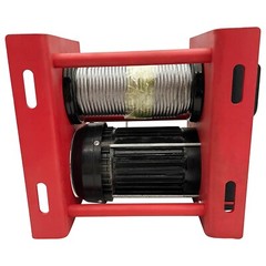 220V Electric Hoist Winch 880/1760lb Engine Crane Overhead Wired Remote Control