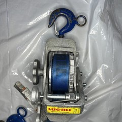 Lug-All Industrial-grade 2-ton web strap come along ratchet winch hoist