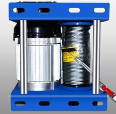 Small Wire Rope Remote Control Electric Fast Lifting and Lowering Winches