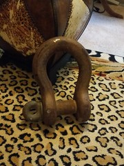 2 ” Steel Screw In Crosby Shackle / Clevis for crane work good home grown fun