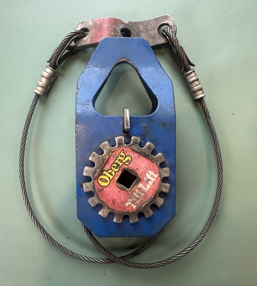 Oberg Tilt Lift Engine Sling 2000 Lb Capacity One Hand BLUE