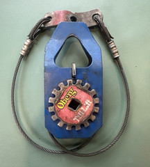 Oberg Tilt Lift Engine Sling 2000 Lb Capacity One Hand BLUE