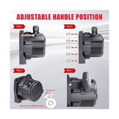 12000 lbs Winch with Synthetic Rope and 2 Wireless Remotes -Panther Series 3S