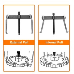 2-Jaw Gear Puller 10″ Carbon Steel Separate Lifting Device Removal Tool