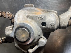 A.B. Chance 3/4 Ton Ratchet Link Chain Hoist. Will Need 2nd Hook Installed. ID 1