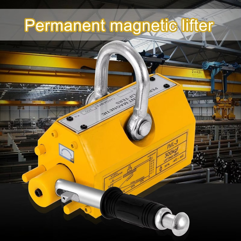 100kg 200kg 1t 5t PML Permanent Magnetic Lifter for Lifting Steel Plate & Tube
