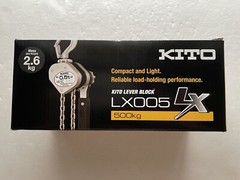 Kito LX005 Lever Block LX Type Lift 1.2m Load 0.5t New from Japan